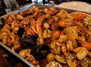 A picture of shrimp bouillon