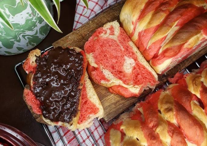 Roti tawar dengan basic milk bread