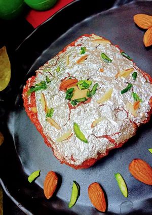 A picture of Instant carrot halwa.