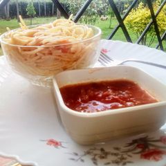 A picture of Pepper sauce recipe (pilipili ya kukaangwa).