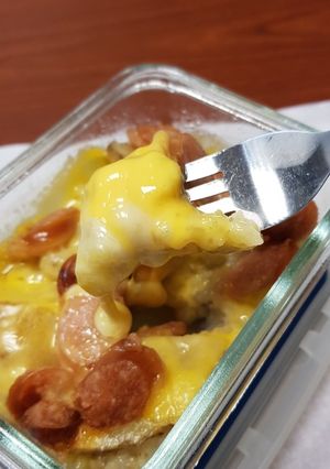 德式香腸起司馬鈴薯 的食譜成品照片