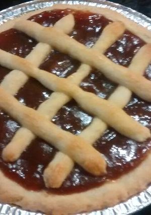 Una foto de Pasta frola de membrillo