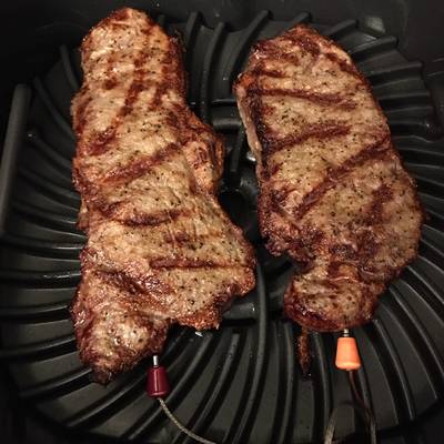 Ninja Grilled Ribeye Steak - Girls Can Grill