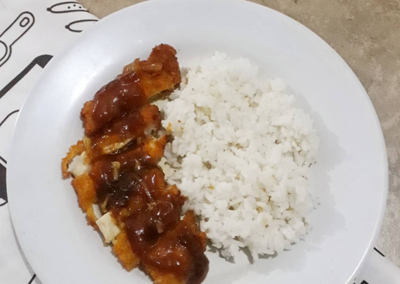 Chicken katsu mantap