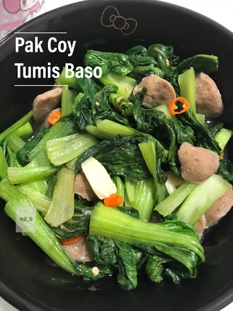 Langkah Gampang Membuat Resep Tumis Pak Coy Baso Anti Ribet, Lezat