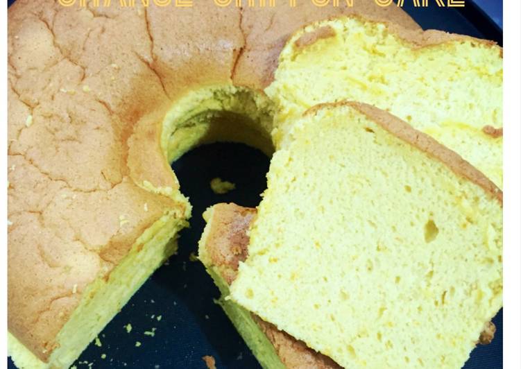 Langkah Mudah untuk Menyiapkan Orange Chiffon Cake Anti Gagal