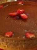 Pastel imposible fresa y coco