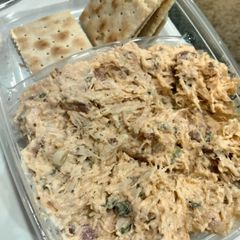 A picture of Chicken Salad Dip with Bacon & Green Onion!.