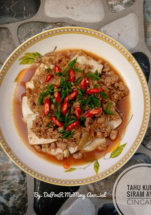 Foto resep Tahu Kukus Siram Ayam Cincang