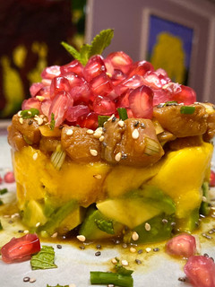 Una foto de Tartar de Salmón Picante