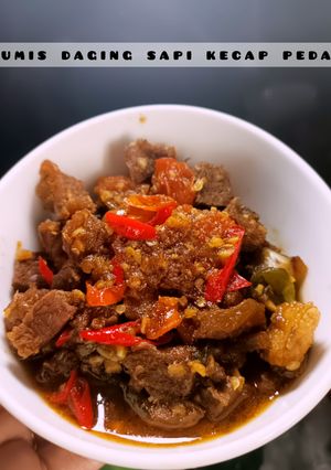Foto resep Tumis Daging Sapi Kecap Pedas