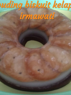 Foto resep Puding Biskuit Kelapa