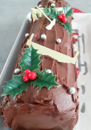 Une photo de Ma bûche Sans Gluten Sans Lactose