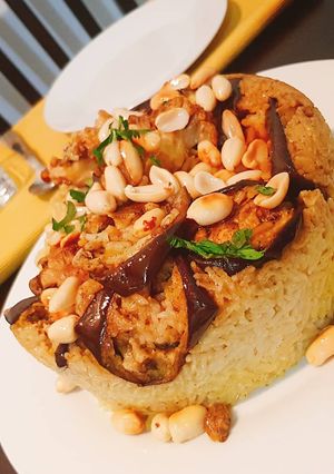 صورة لوصفة مقلوبة الدجاج