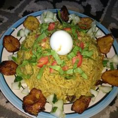 A picture of Nigerian jollof rice.
