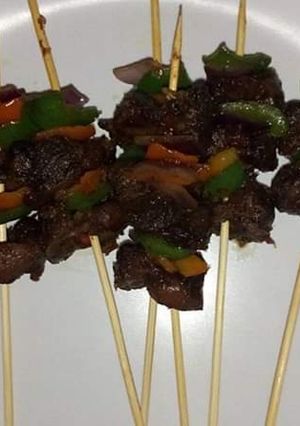 A picture of Gizzard kebab.