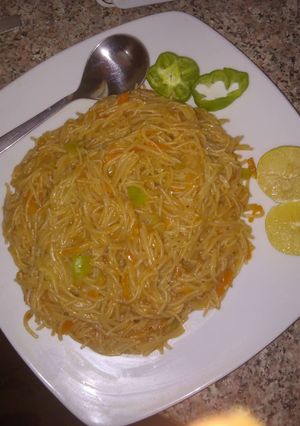 صورة لوصفة اندومي بالشعيريه