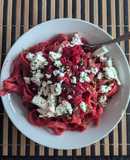 Vibrant Beetroot Pasta with Feta