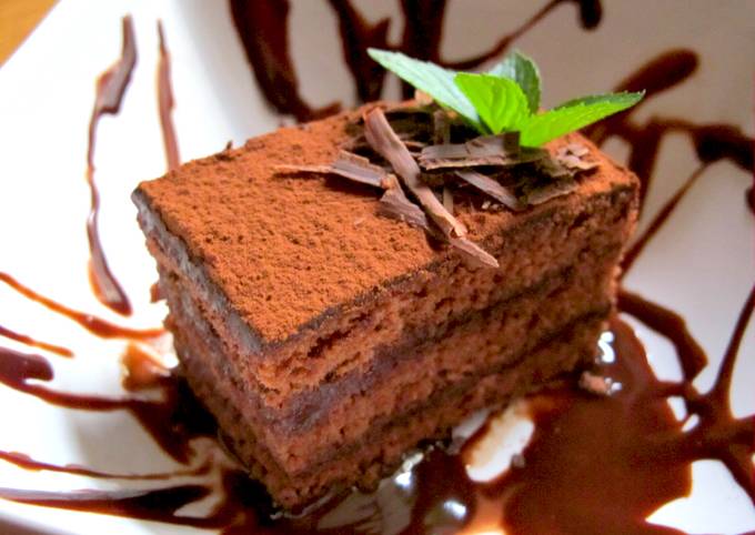 [超濃郁 巧克力真味] 濃情 巧克力蛋糕 食譜成品照片