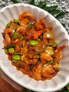 Foto resep Balado Udang pete