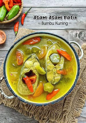 Foto resep Asem Asem Ikan Patin Bumbu Kuning