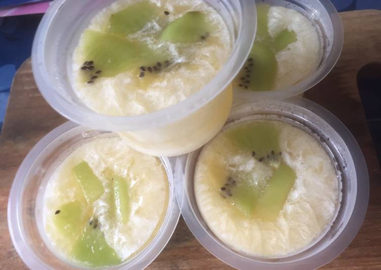 Puding jelly buah