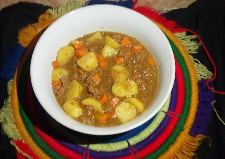 Minced meat soup