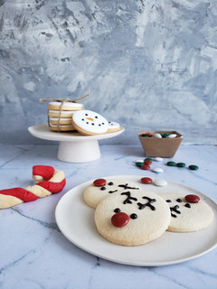 Una foto de Cookies de vainilla con deco Navidad