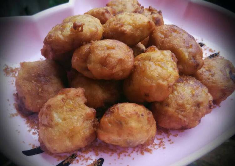 resep peyek teri renyah dan gurih tanpa santan  Resep  Cekodok pisang  oleh Sii Trias Cookpad