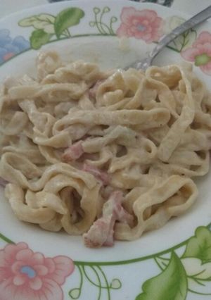 Foto principal de Tallarines caseros a la carbonara