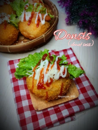 Cara Gampang Membikin Resep Donsis (donat sosis) yang Lezat Anti Ribet, Uenak Banget