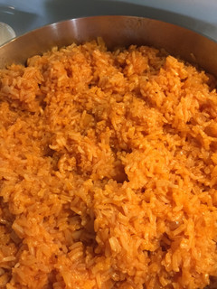 A picture of Spanish rice.