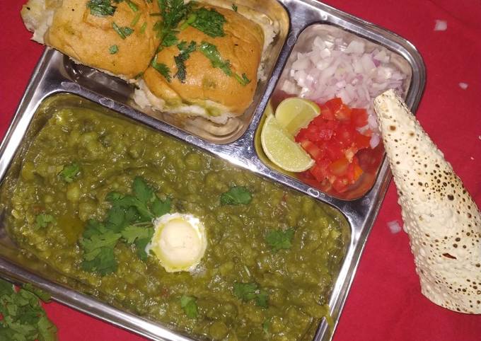 Green Pav Bhaji