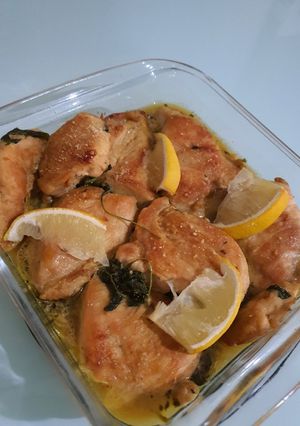 Foto resep Creamy chicken lemon