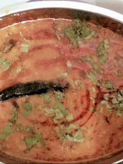 A picture of Masoor dal tadka.