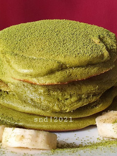 Foto resep Japanese Matcha Souffle Pancake 🇯🇵 #lembut #tanpacetakan