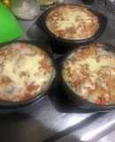Cazuela de pescado con arroz de coco rápido