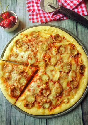 Foto resep Pizza (Foto step by step)