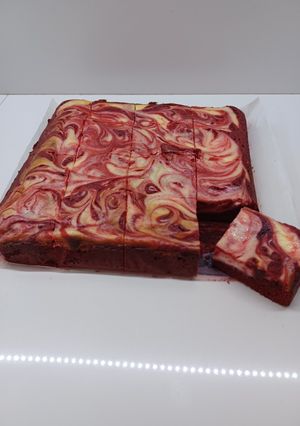 Φωτογραφία της συνταγής Red velvet brownies
