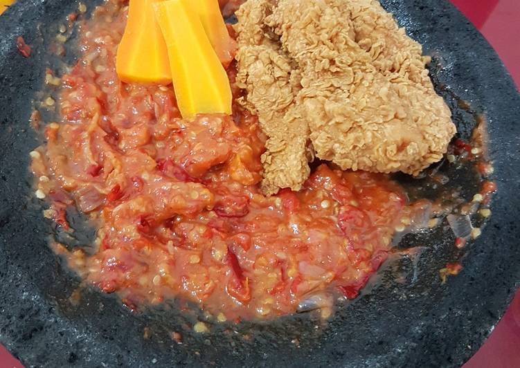 Bagaimana Membuat Sambel Terasi Lamongan Anti Gagal