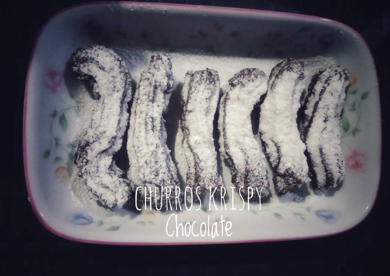 Resep 65.Churros Krispy Chocolate