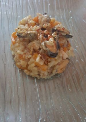 Une photo de Risotto aux fruits de mer au Cookeo
