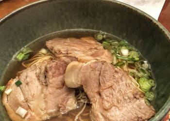 Easiest Way to Make Tasty Nibuta Stewed Pork Shoyu Ramen