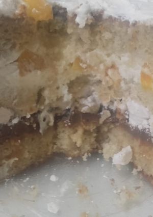 Una foto de Torta chaja con bizcochuelo de manteca😋🥰