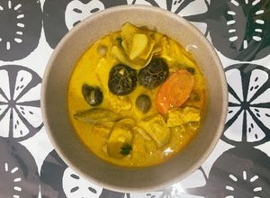 Hình của món Cà ri chay.