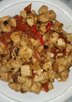 Foto resep Tahu Manis Saus Tiram (Clear Skin Diet)