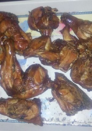 A picture of Marinated grilled chicken.