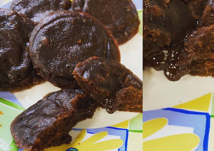 Choco lava idli with 3 ingredients