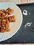 Dry coconut and jaggery Burfi