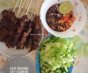 Resep mudah Bumbu Bakaran Sate daging Sapi/Kambing Praktis Enak